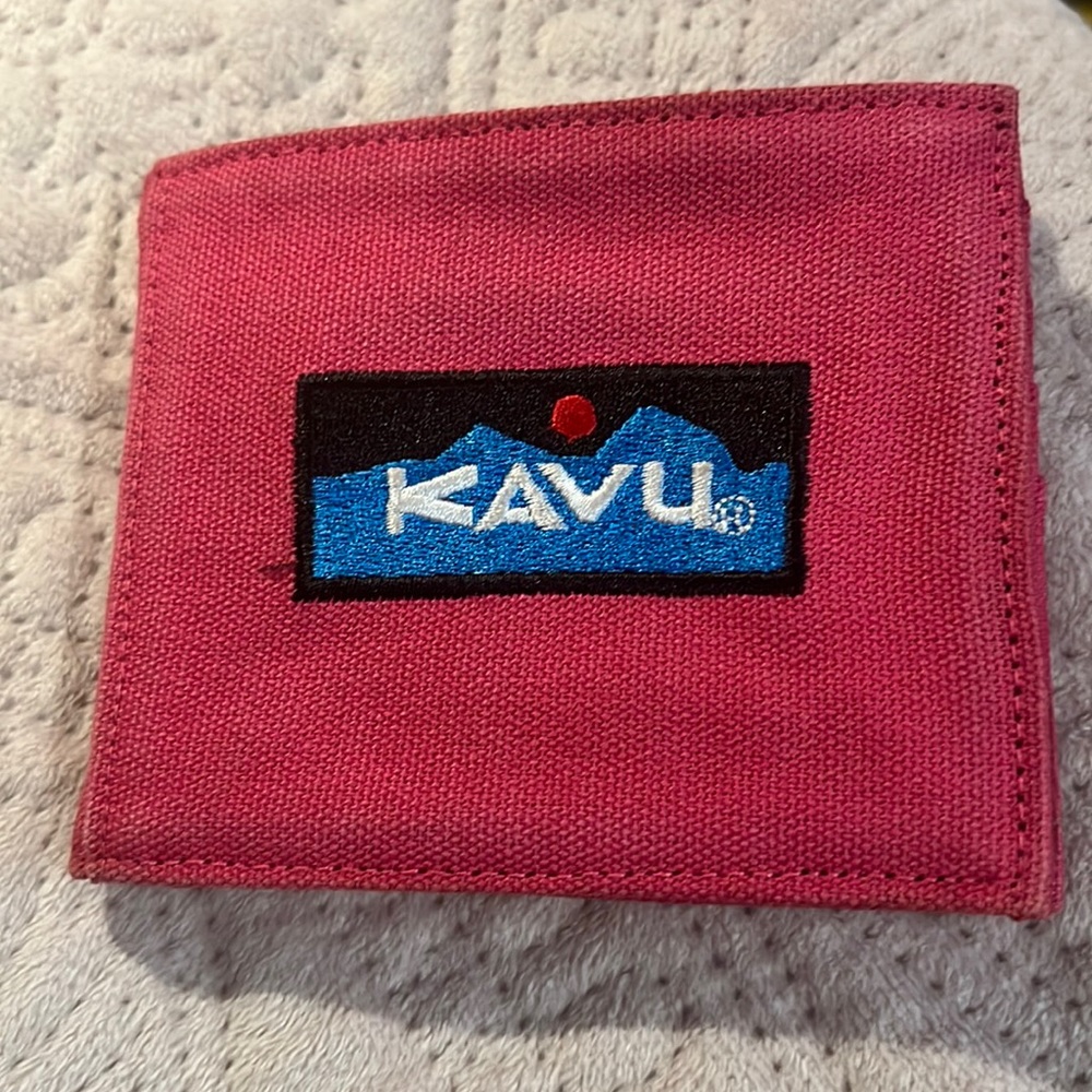 Kavu Pink Canvas Wallet